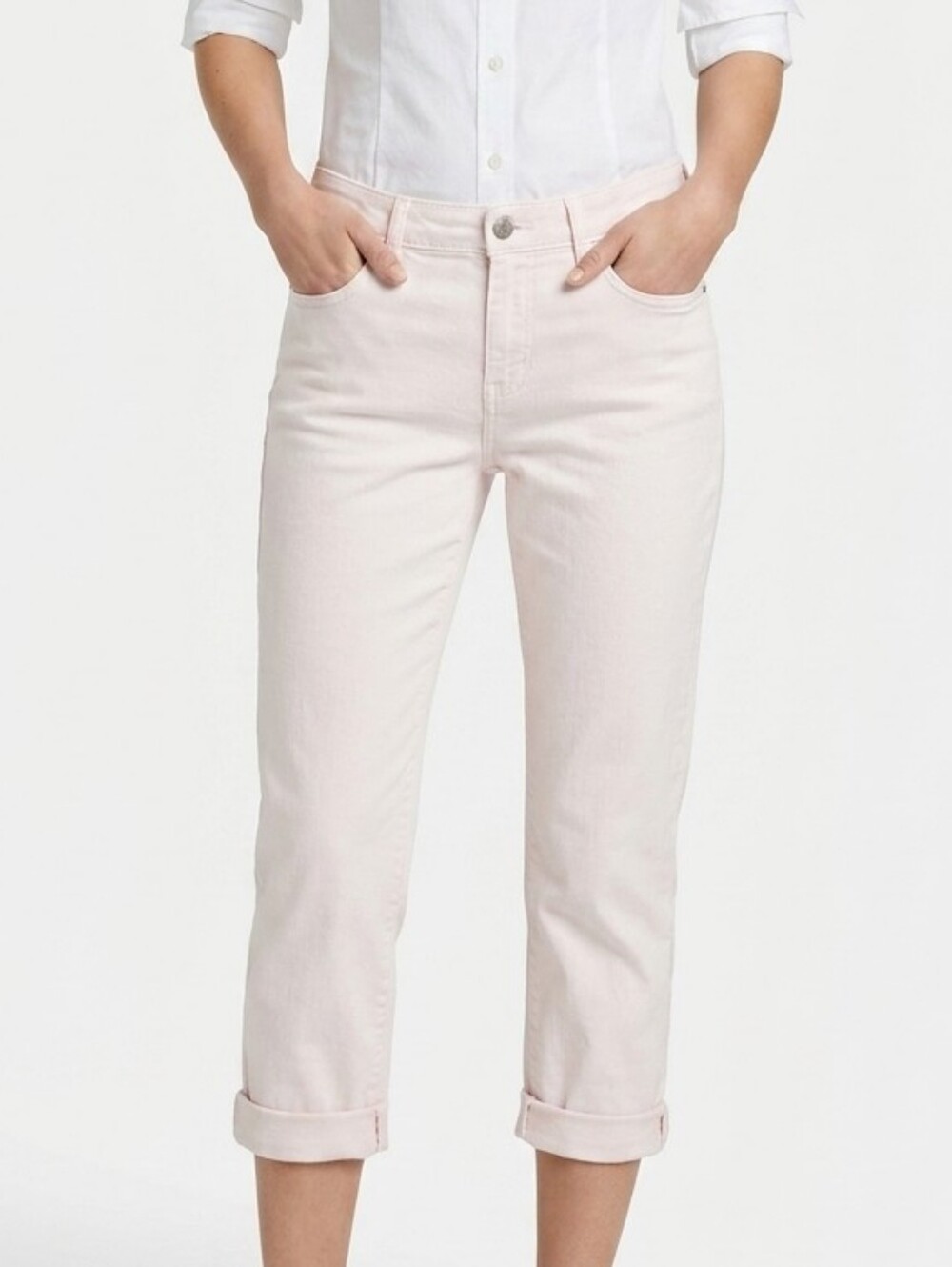 Cosmic Blue Love White Boyfriend Jeans Women's Size 30